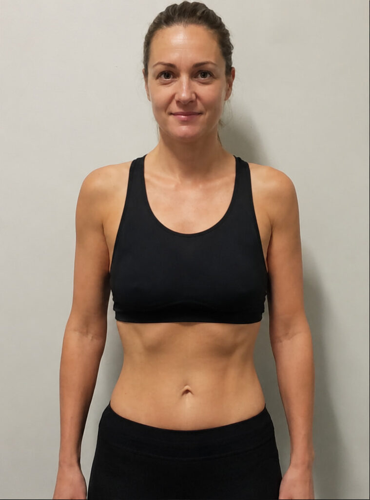 bella after client transformation