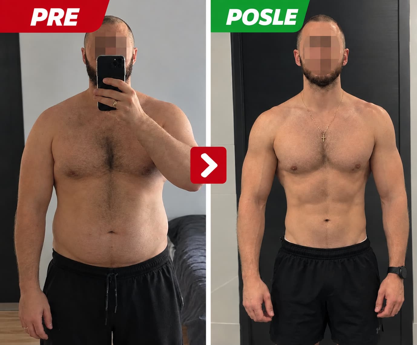 klijent transformacija pre i posle